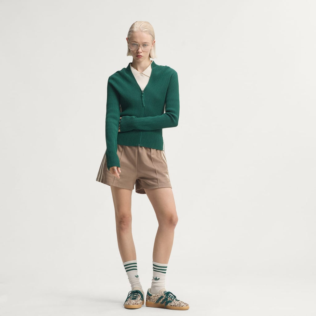 Adidas Women's HANDBALL SPEZIAL SHOES - Off White / Rich Green / Dark Brown - Image 7
