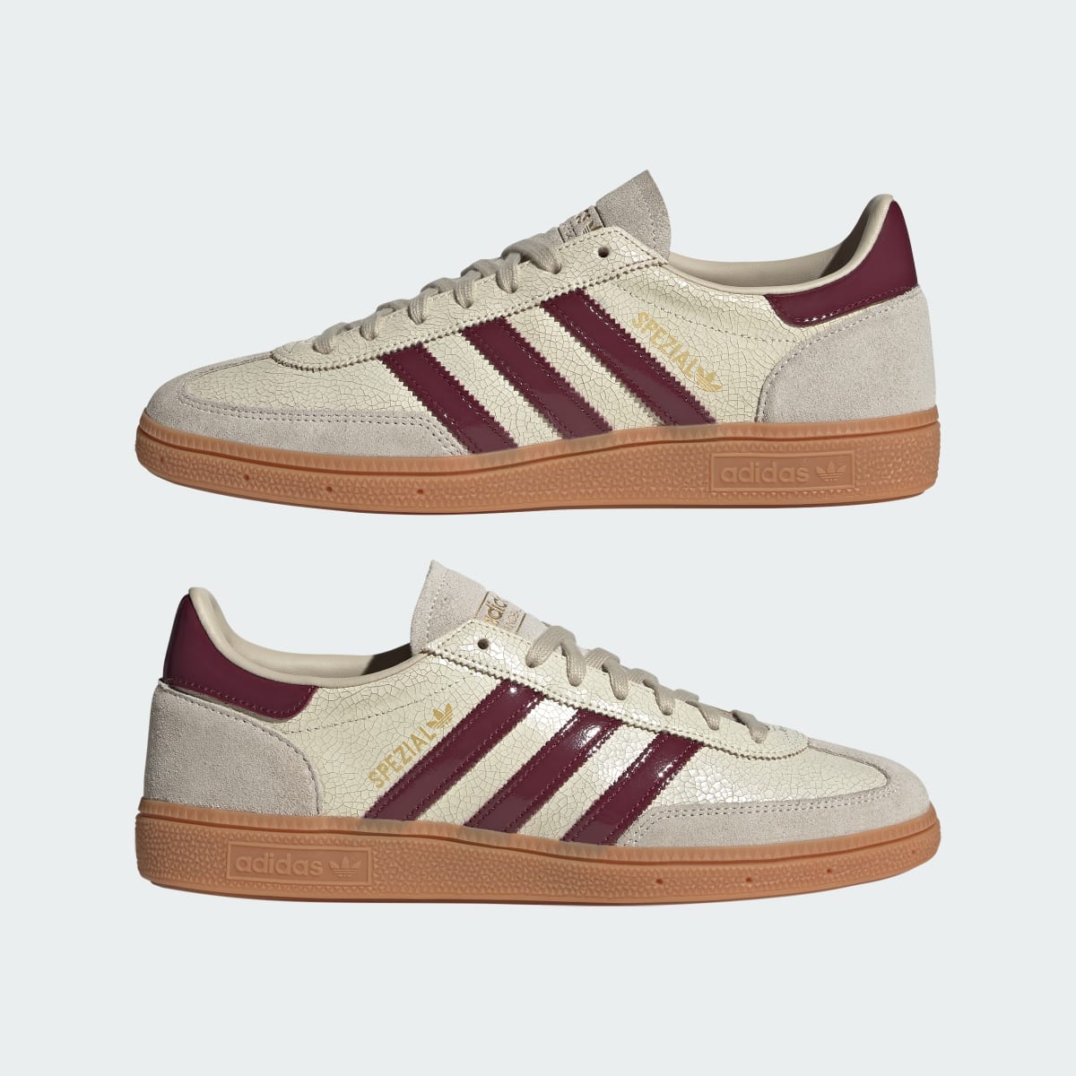 Adidas Men's HANDBALL SPEZIAL SHOES - Off White / Shadow Red / Gum - Image 7