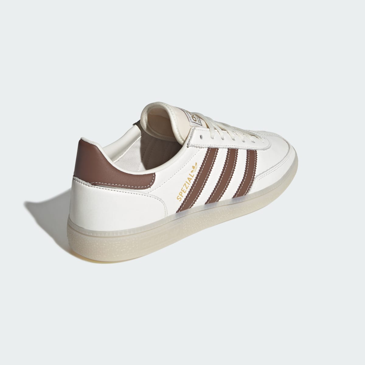 Adidas Men's HANDBALL SPEZIAL SHOES - Core White / Preloved Brown / Off White - Image 5