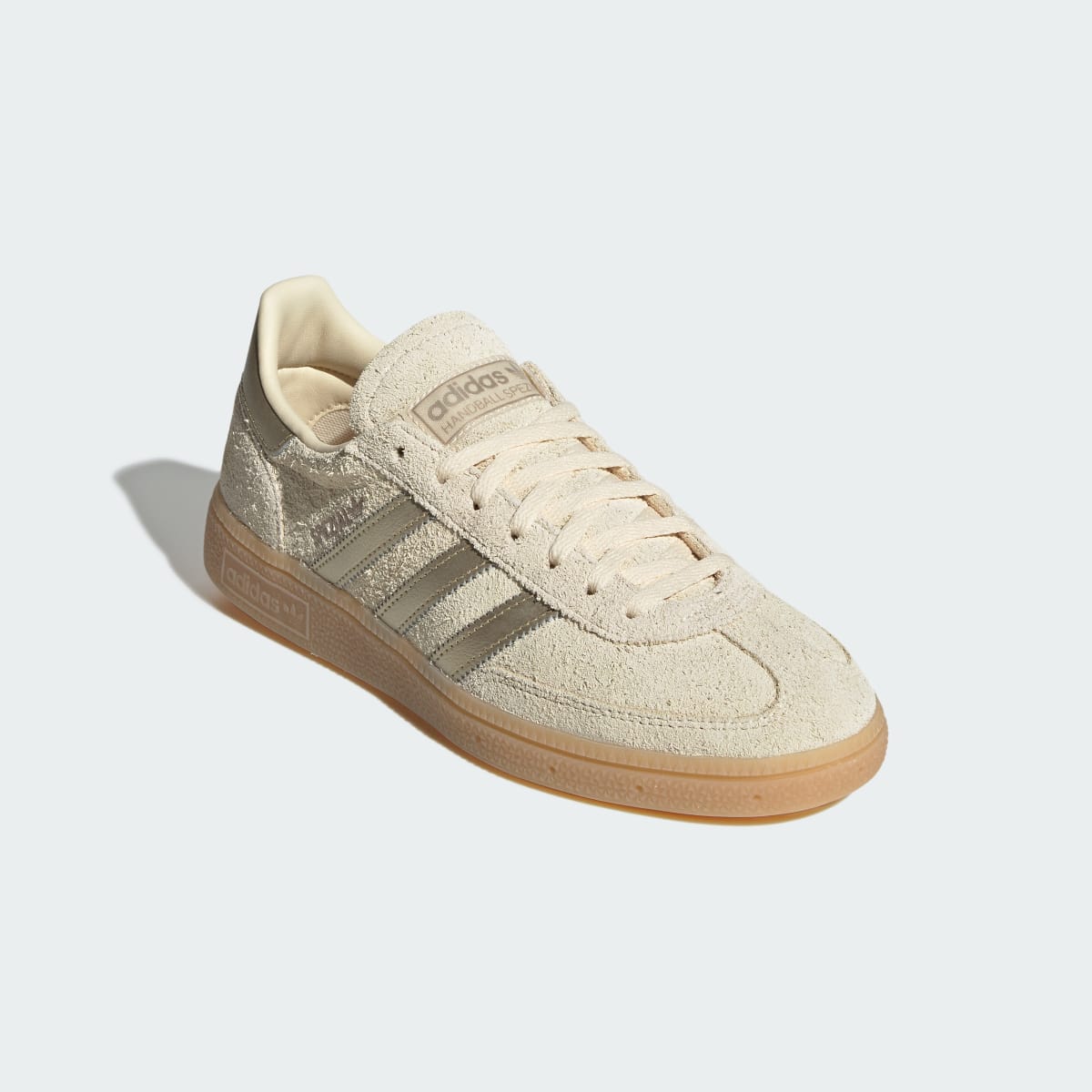Adidas Women's HANDBALL SPEZIAL SHOES - Warm Vanilla / Thermal Chrome / Gum - Image 4