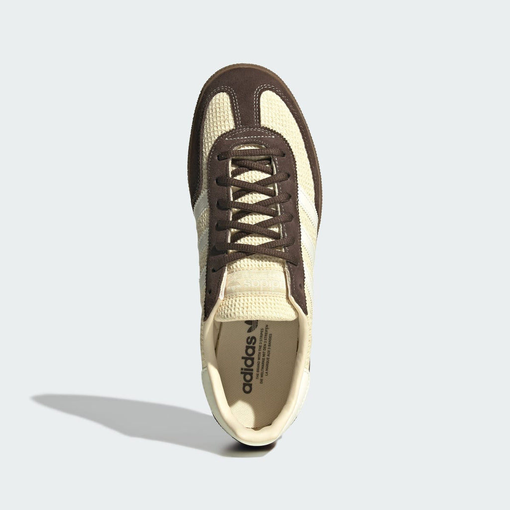 Adidas Men's HANDBALL SPEZIAL SHOES - Warm Vanilla / Off White / Dark Brown - Image 2