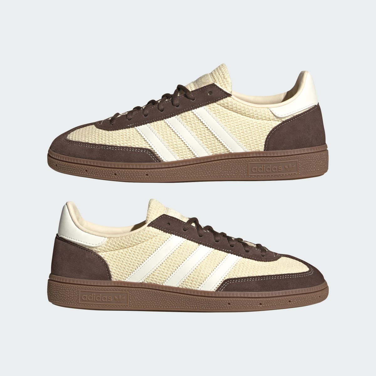 Adidas Men's HANDBALL SPEZIAL SHOES - Warm Vanilla / Off White / Dark Brown - Image 7