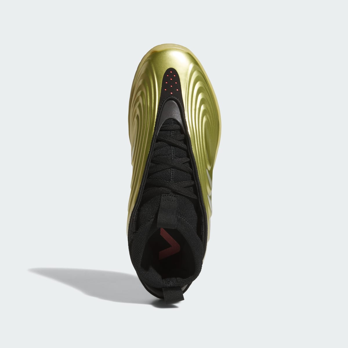 Adidas Men's HARDEN VOLUME 10 Shoes - Gold Metallic / Core Black / Solar Turbo - Image 2