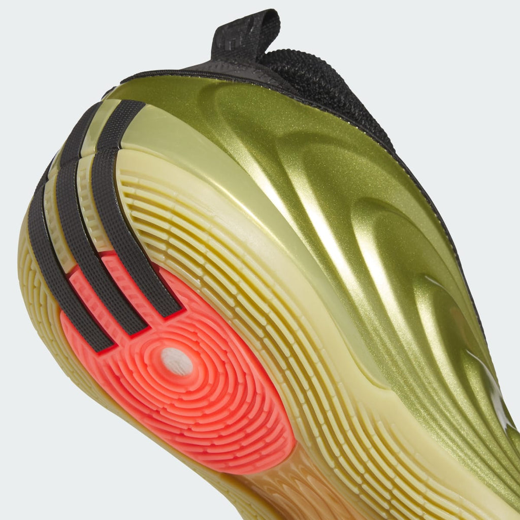 Adidas Men's HARDEN VOLUME 10 Shoes - Gold Metallic / Core Black / Solar Turbo - Image 8