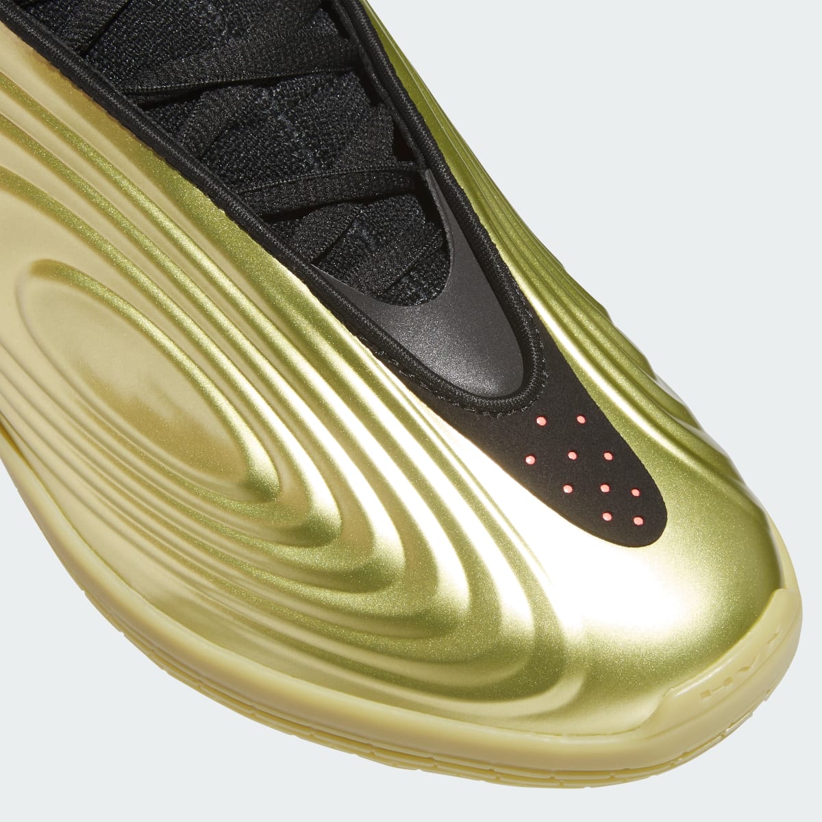 Adidas Men's HARDEN VOLUME 10 Shoes - Gold Metallic / Core Black / Solar Turbo - Image 9