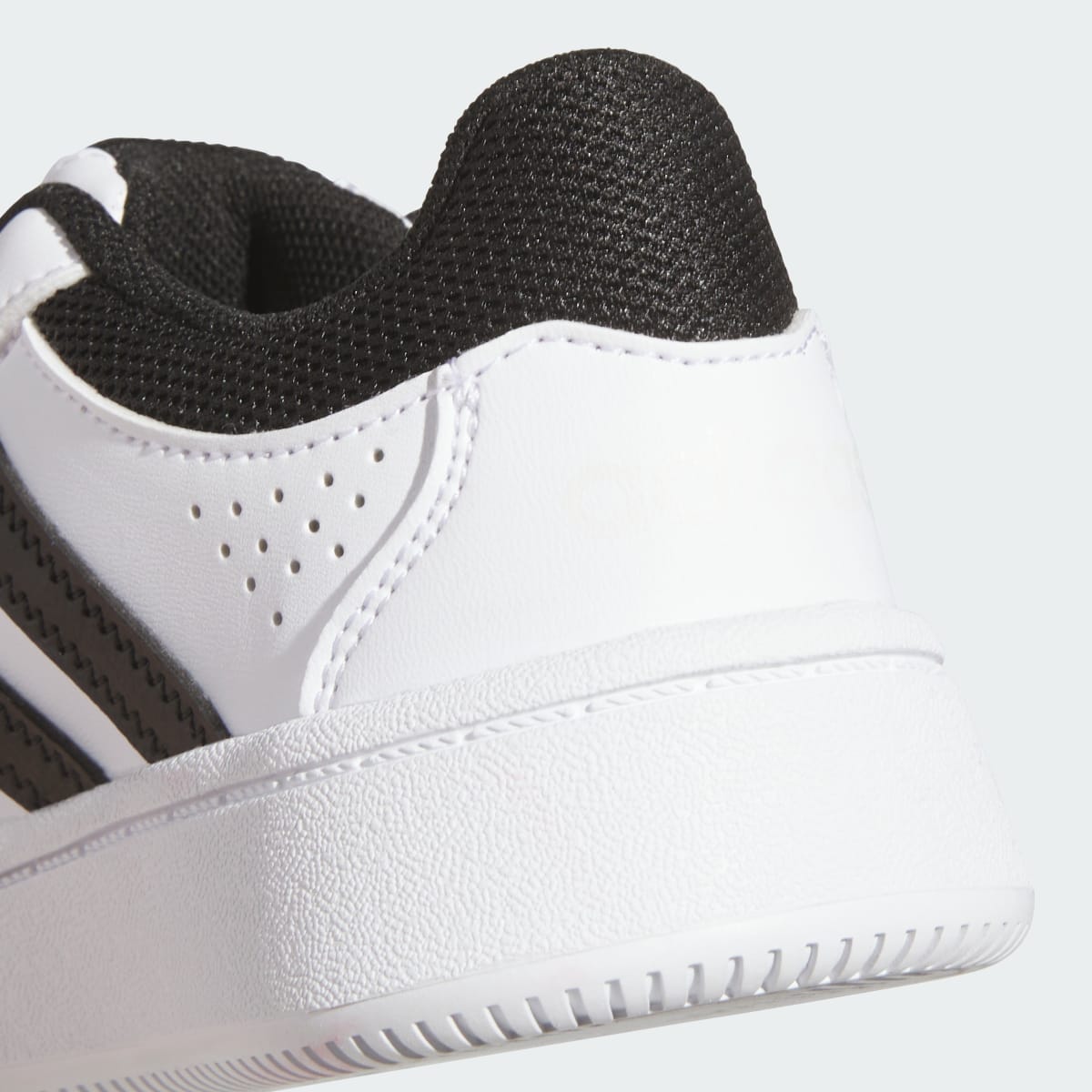 Adidas Kids' HOOPS CLASSIC SHOES - Cloud White / Core Black / Orbit Grey - Image 8