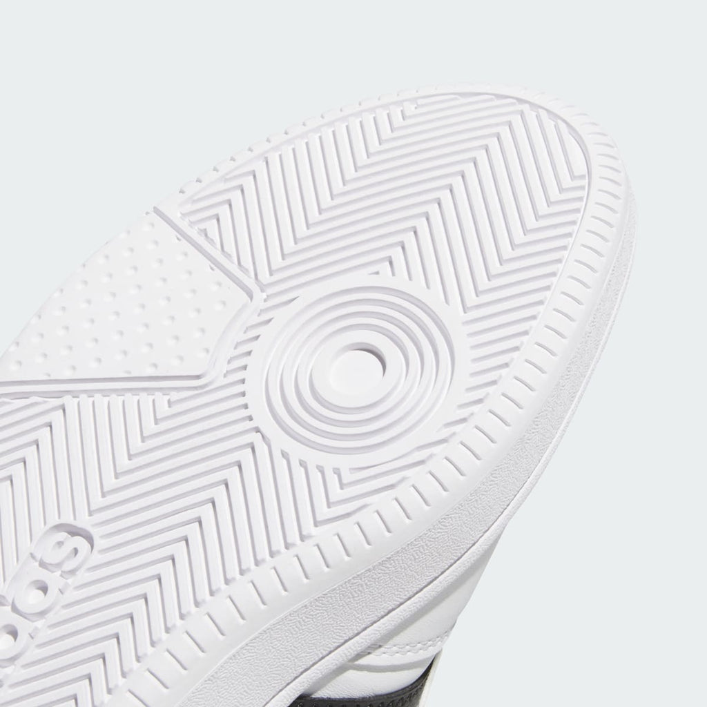 Adidas Men's HOOPS MID CLASSIC SHOES - Cloud White / Core Black / Orbit Grey - Image 10