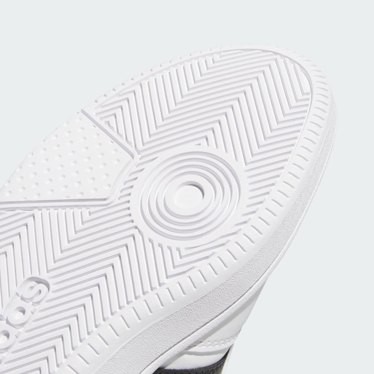 Adidas Men's HOOPS MID CLASSIC SHOES - Cloud White / Core Black / Orbit Grey - Image 10