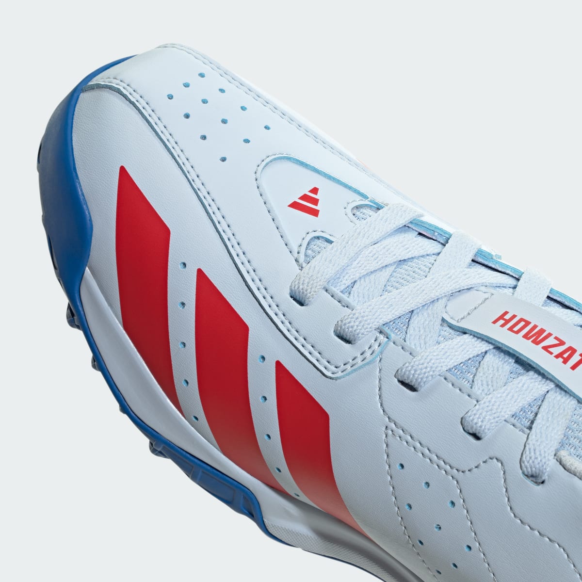 Adidas Men's HOWZAT SPIKE Sneakers - Crystal Sky / Pure Ruby / Bright Royal - Image 8
