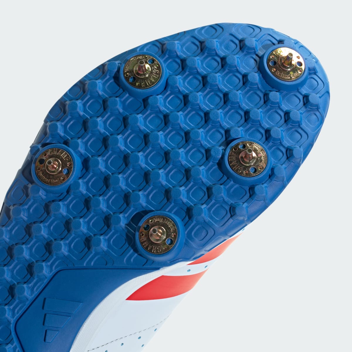 Adidas Men's HOWZAT SPIKE Sneakers - Crystal Sky / Pure Ruby / Bright Royal - Image 9