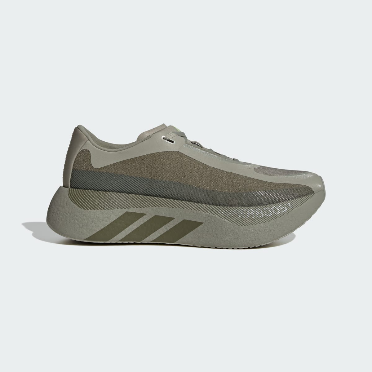 Adidas Men's HYPERBOOST EDGE M Shoes - Silver Green / Medium Dark Khaki / Frozen Lemon - Image 1