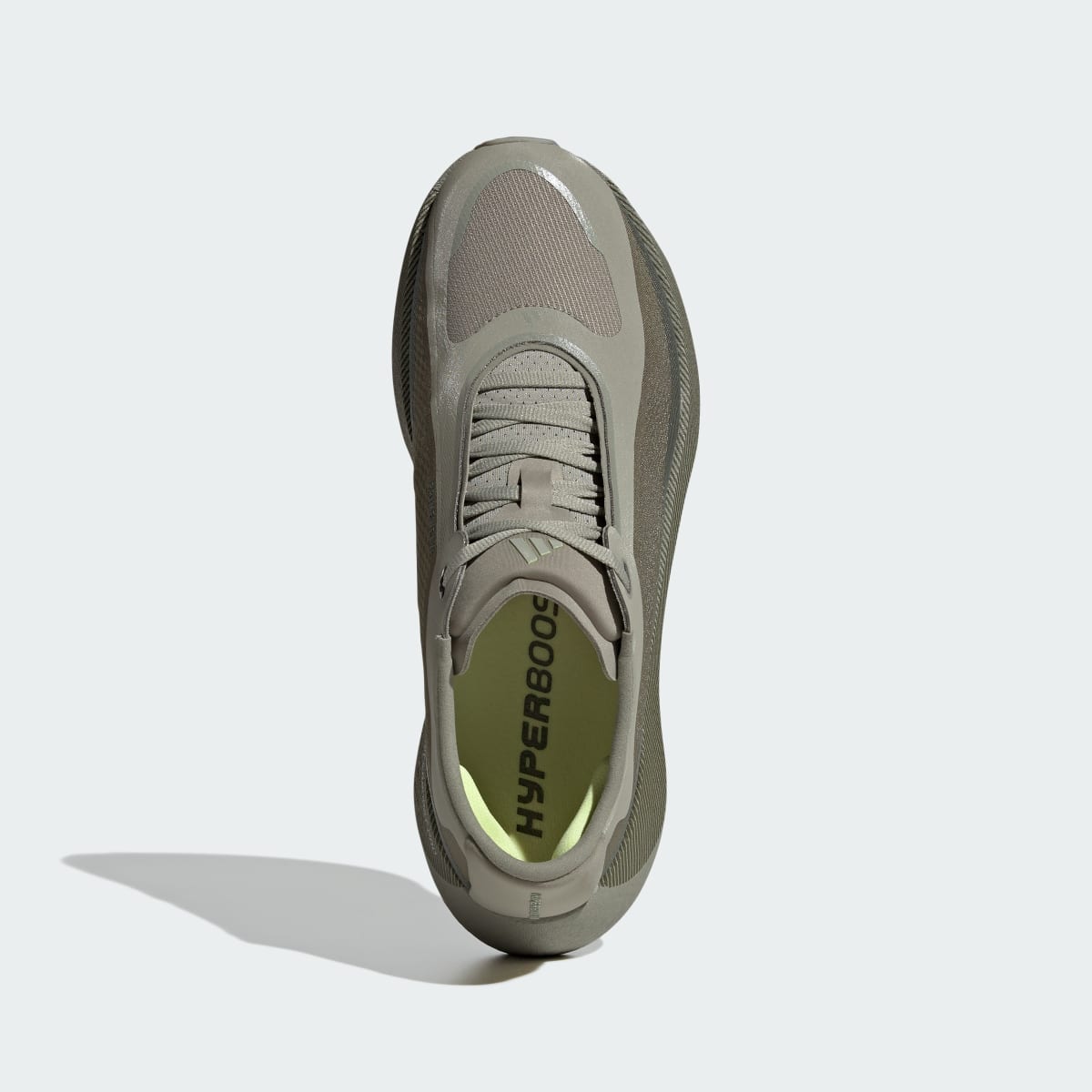 Adidas Men's HYPERBOOST EDGE M Shoes - Silver Green / Medium Dark Khaki / Frozen Lemon - Image 2