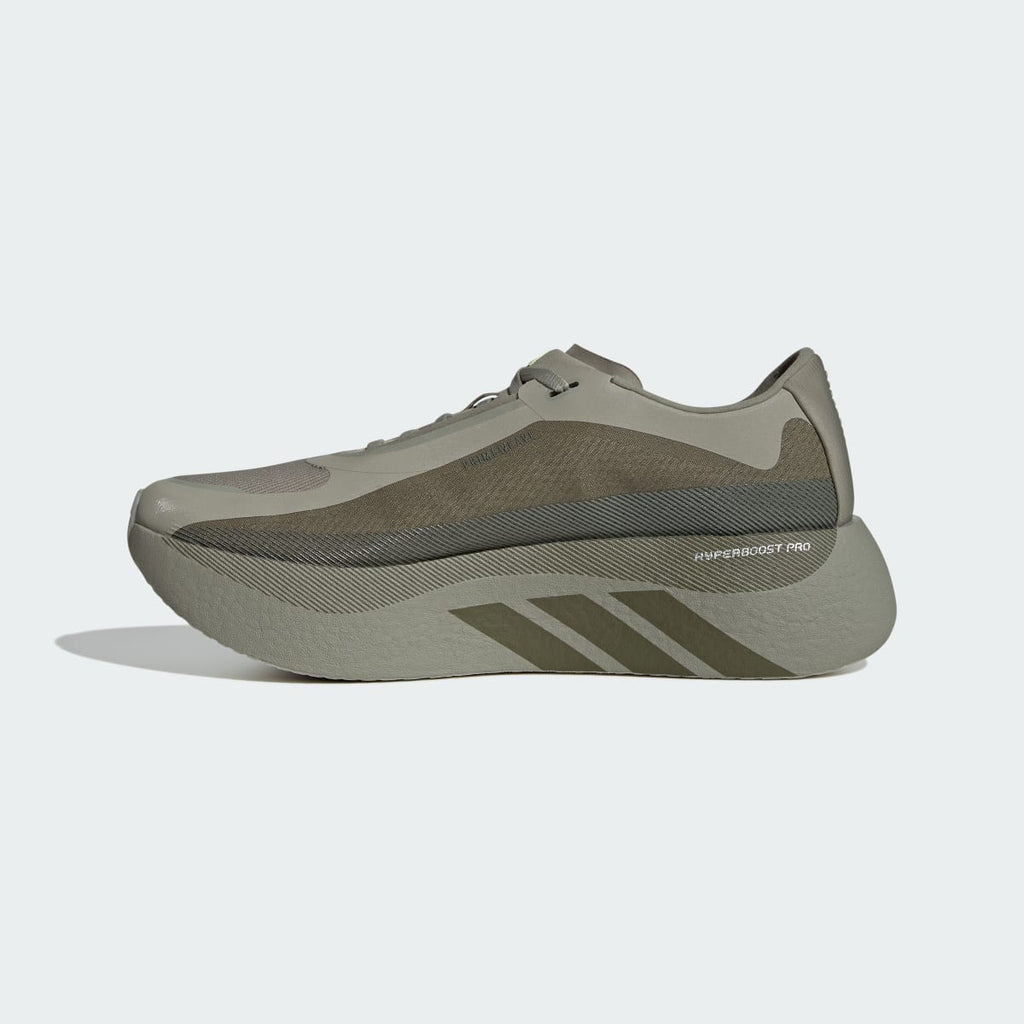 Adidas Men's HYPERBOOST EDGE M Shoes - Silver Green / Medium Dark Khaki / Frozen Lemon - Image 6