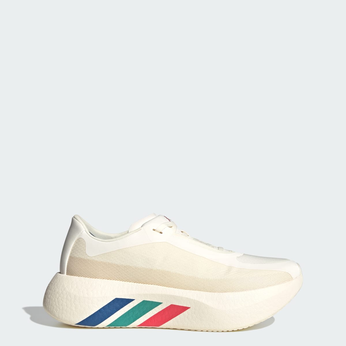Adidas Men's HYPERBOOST EDGE M Shoes - Off White / Pure Ruby / Gold Metallic - Image 1