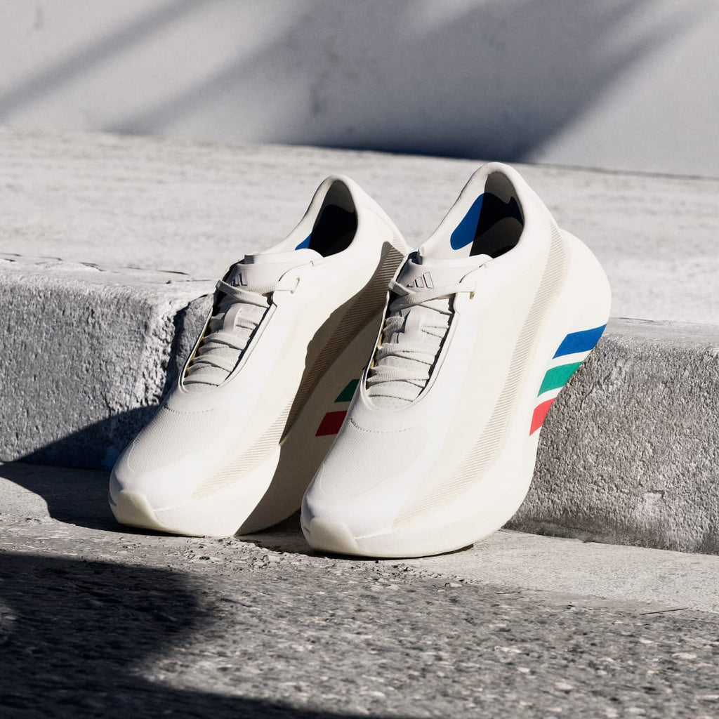 Adidas Men's HYPERBOOST EDGE M Shoes - Off White / Pure Ruby / Gold Metallic - Image 5