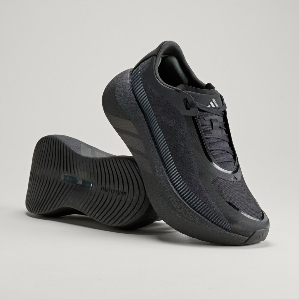 Adidas Men's HYPERBOOST EDGE Running Shoes - Core Black / Carbon / Carbon - Image 2