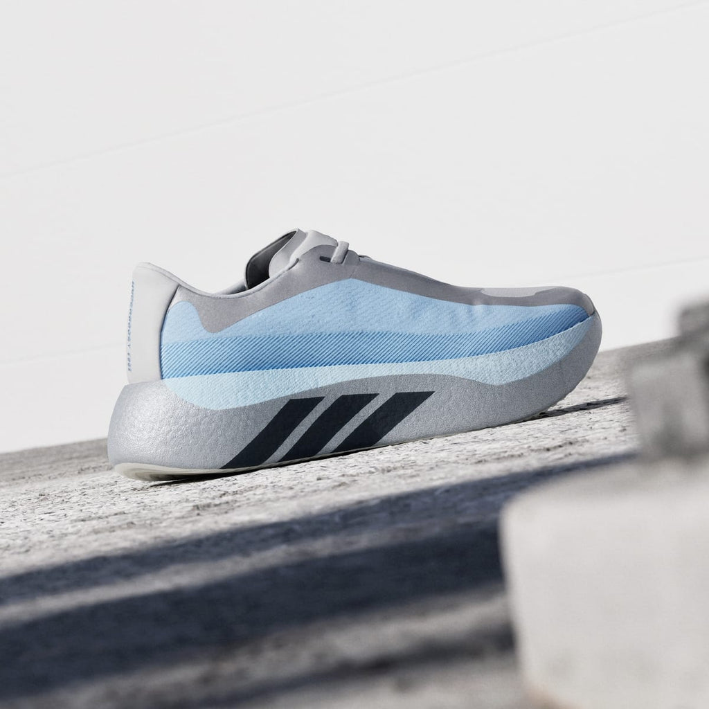 Adidas Men's HYPERBOOST EDGE Running Shoes - Grey Two / Carbon / Clear Sky - Image 3