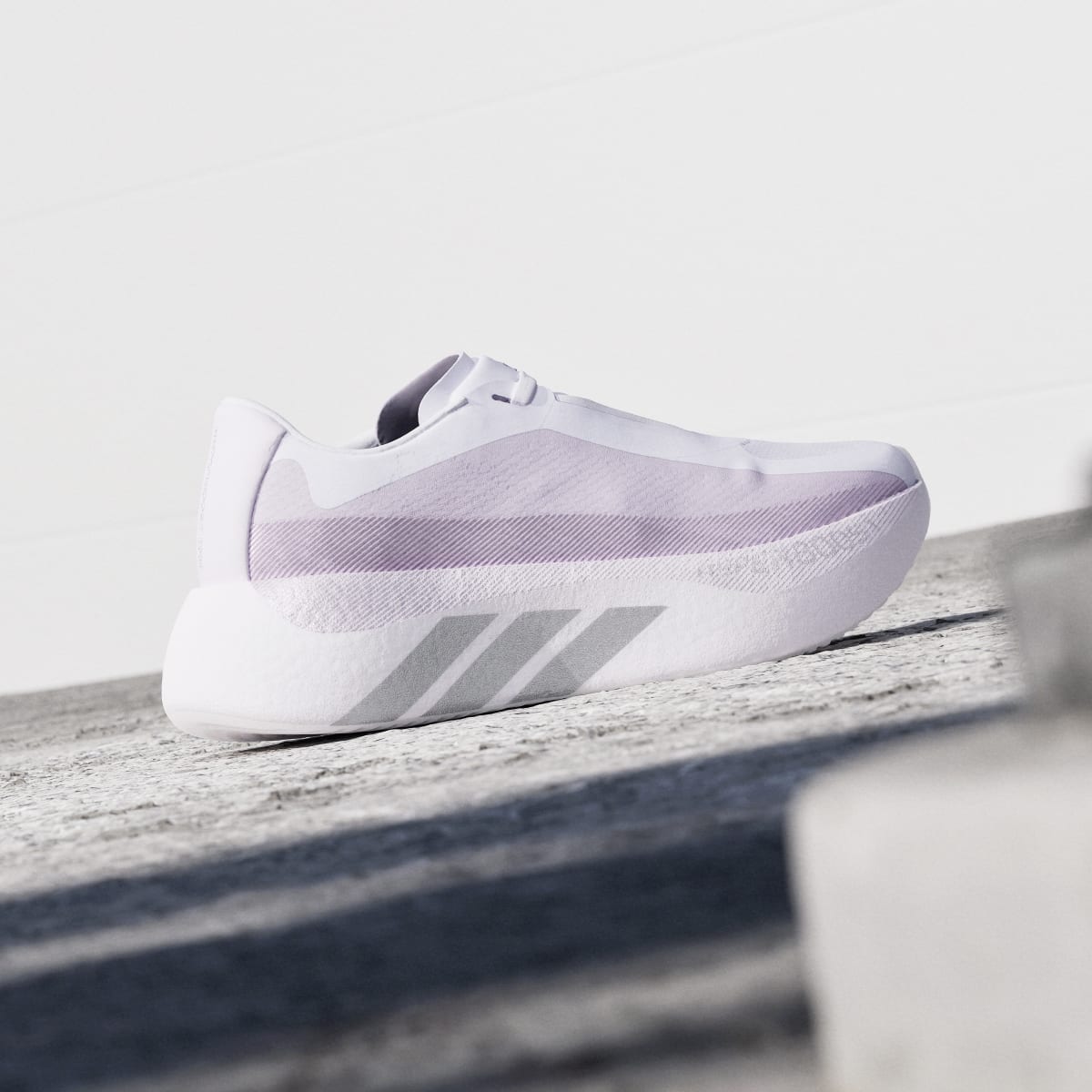 Adidas Women's HYPERBOOST EDGE Running Shoes - Frozen Purple / Silver Metallic / Silver Dawn - Image 4