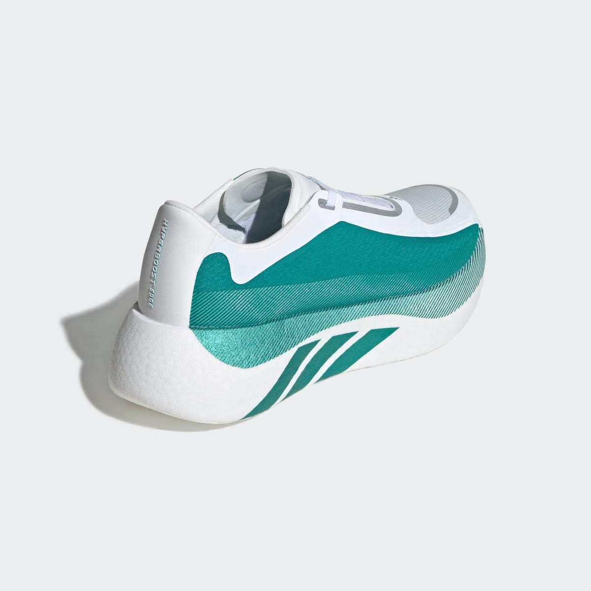 Adidas Women's HYPERBOOST EDGE Running Shoes - Cloud White / Equipment Green / Zero Metalic - Image 7