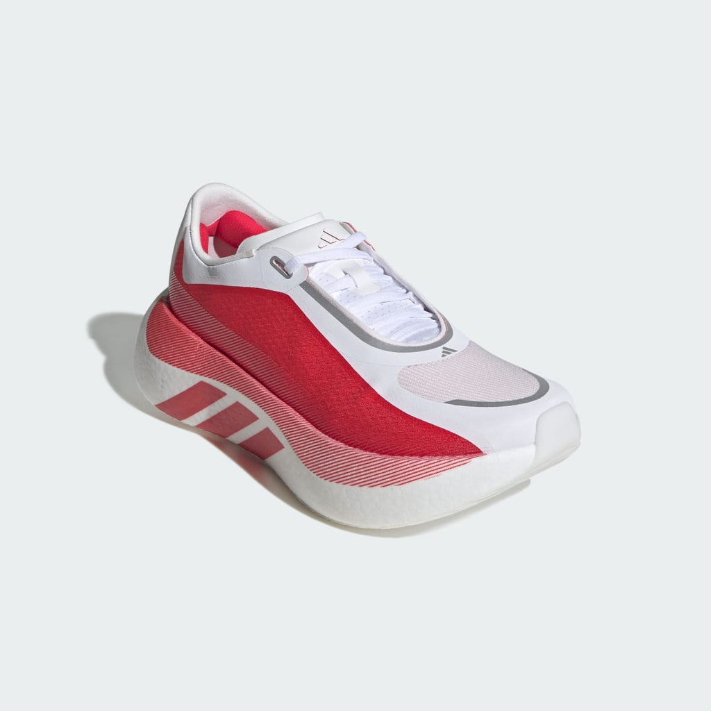 Adidas Women's HYPERBOOST EDGE Running Shoes - Cloud White / Pure Ruby / Zero Metalic - Image 6