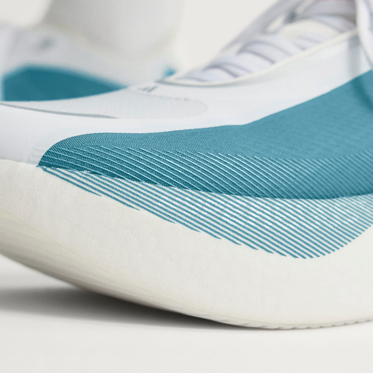 Adidas Women's HYPERBOOST EDGE Running Shoes - Cloud White / Petrol Met. F17 / Lucid Red - Image 7