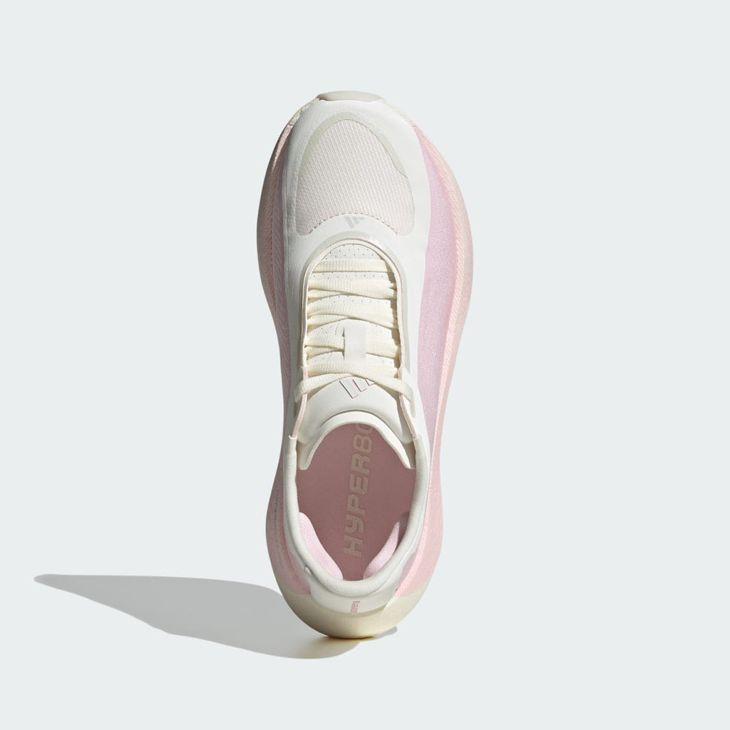 Adidas Women's HYPERBOOST EDGE Running Shoes - Off White / Clear Pink / Clear Pink - Image 3