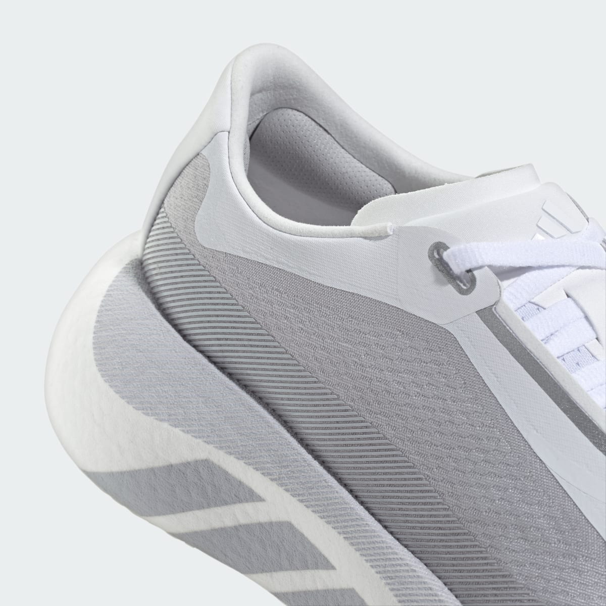 Adidas Women's HYPERBOOST EDGE Running Shoes - Cloud White / Light Solid Grey / Silver Metallic - Image 9