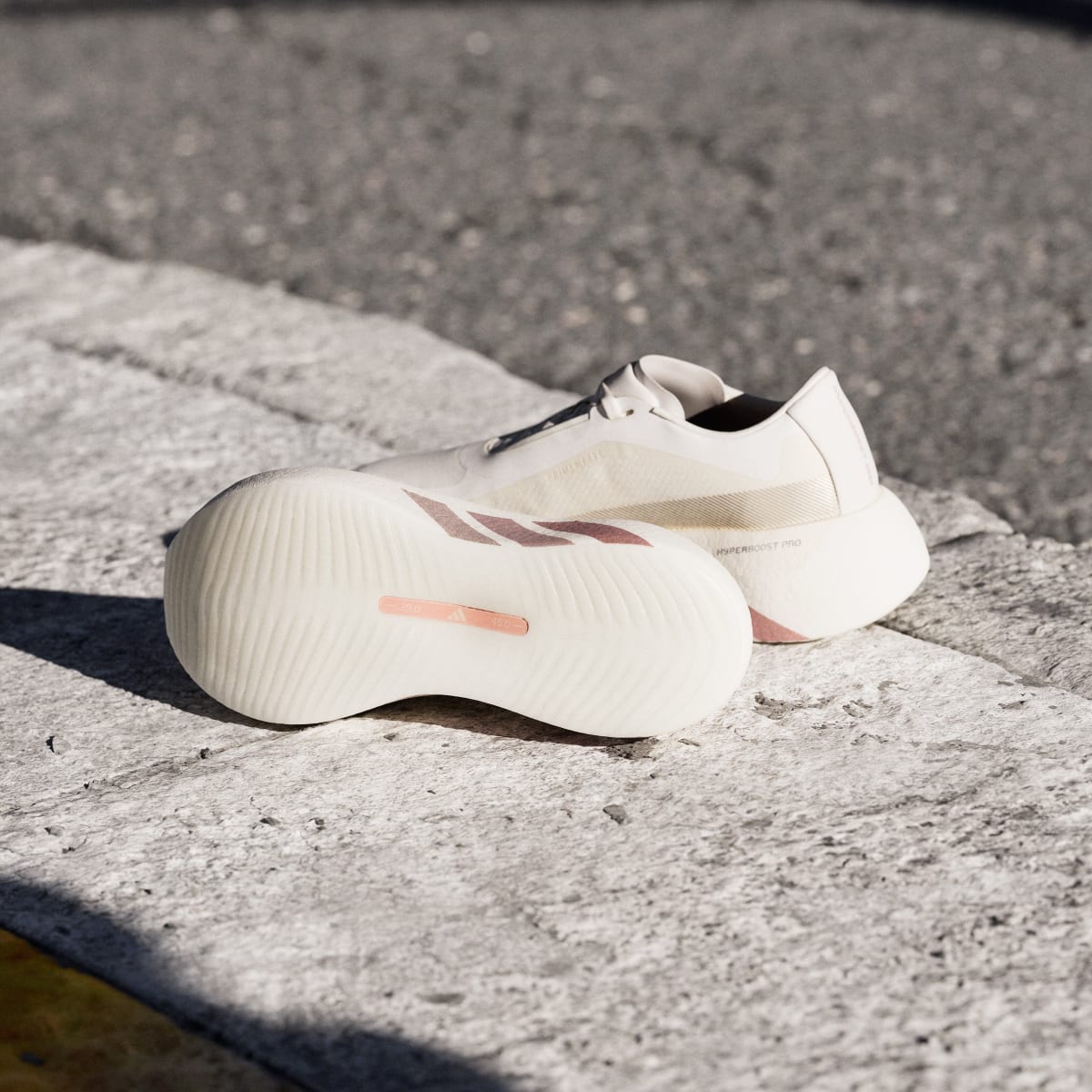 Adidas Women's HYPERBOOST EDGE W Shoes - Off White / Vapour Pink / Matte Silver - Image 4