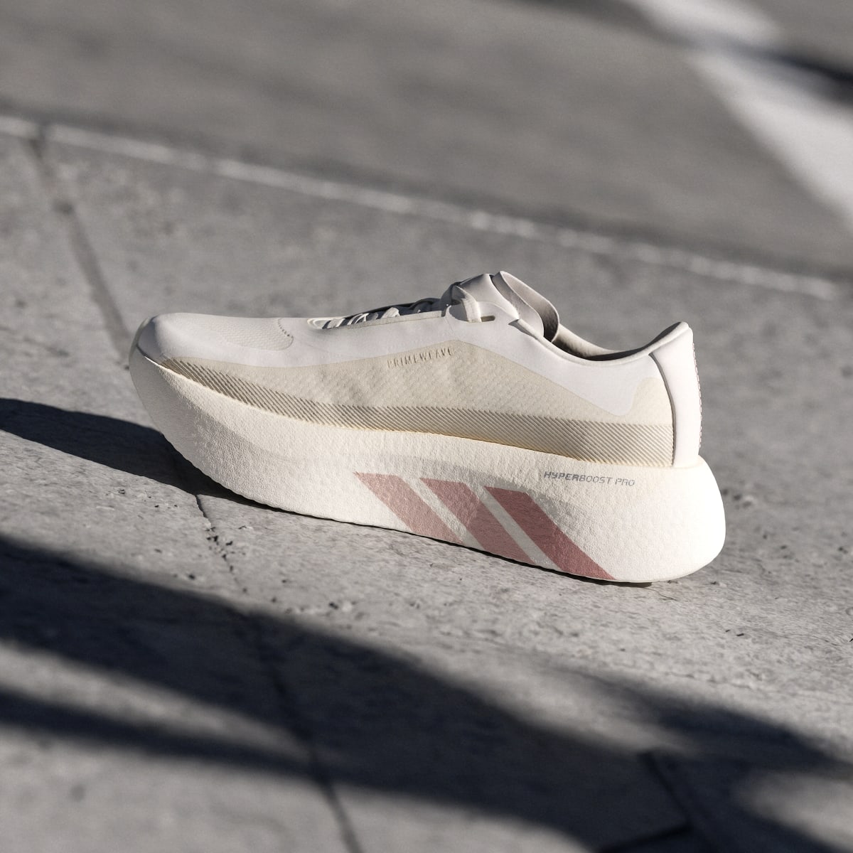 Adidas Women's HYPERBOOST EDGE W Shoes - Off White / Vapour Pink / Matte Silver - Image 8