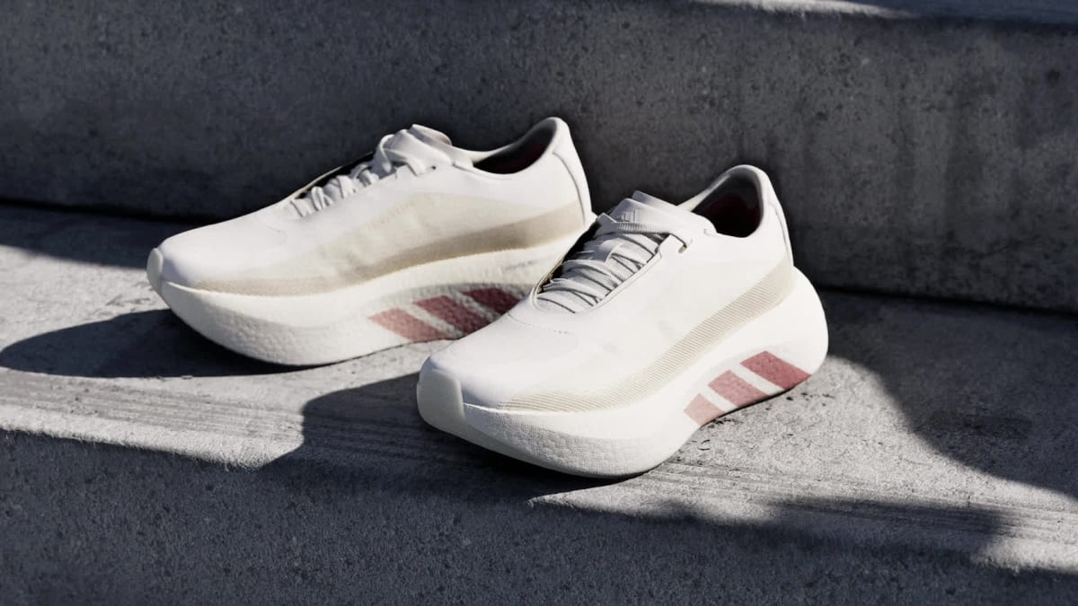 Adidas Women's HYPERBOOST EDGE W Shoes - Off White / Vapour Pink / Matte Silver - Image 2
