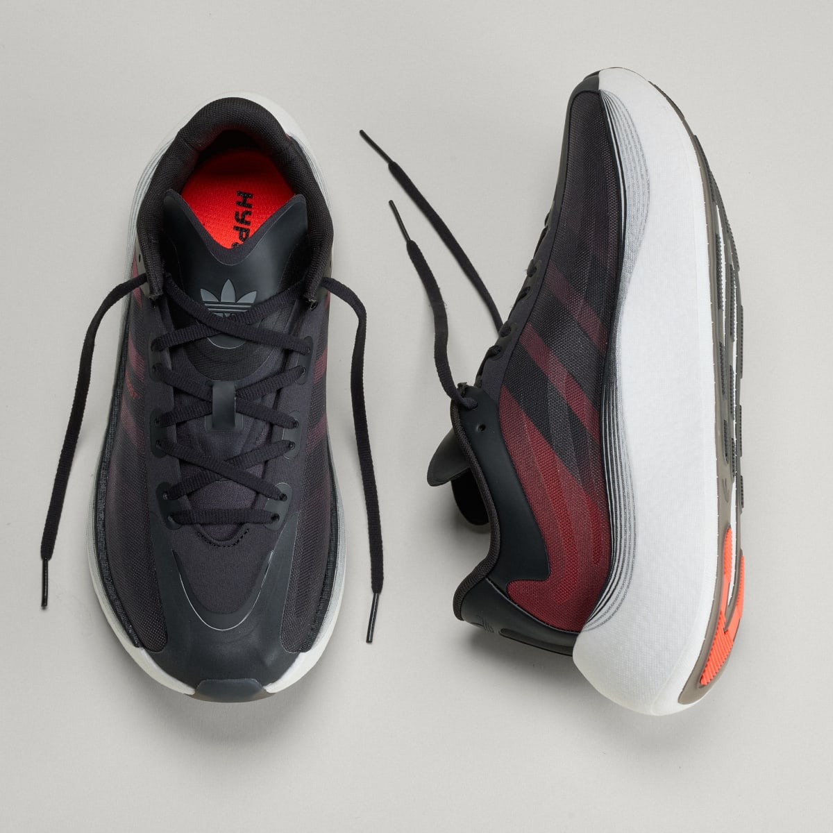 Adidas Men's HYPERBOOST EPHR LT SHOES - Core Black / Solar Red / Cloud White - Image 4
