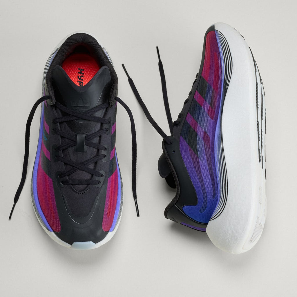 Adidas Men's HYPERBOOST EPHR LT SHOES - Core Black / Lucid Blue / Solar Red - Image 4