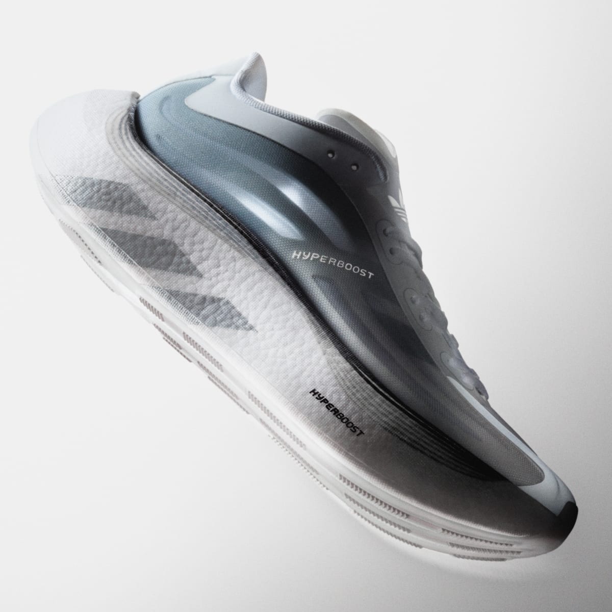Adidas Men's HYPERBOOST EPHR LT SHOES - Yellow / Cloud White / Silver Metallic - Image 9
