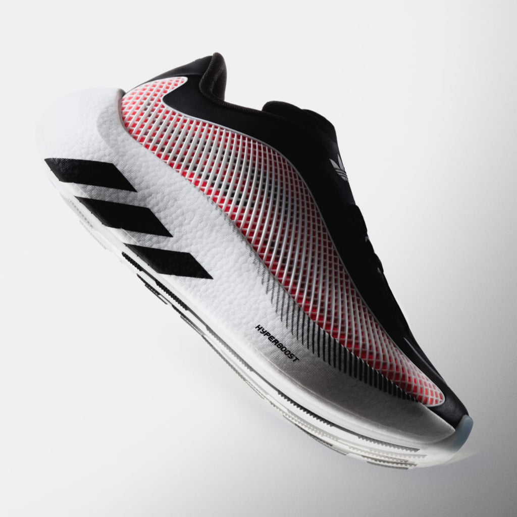 Adidas Men's HYPERBOOST EPHR SHOES - Core Black / Solar Red / Cloud White - Image 9