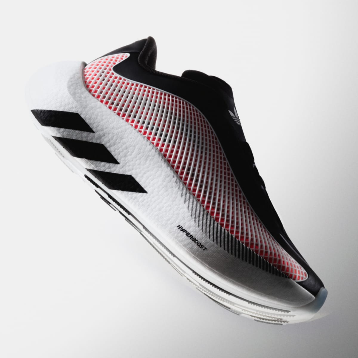 Adidas Women's HYPERBOOST EPHR SHOES - Core Black / Solar Red / Cloud White - Image 9