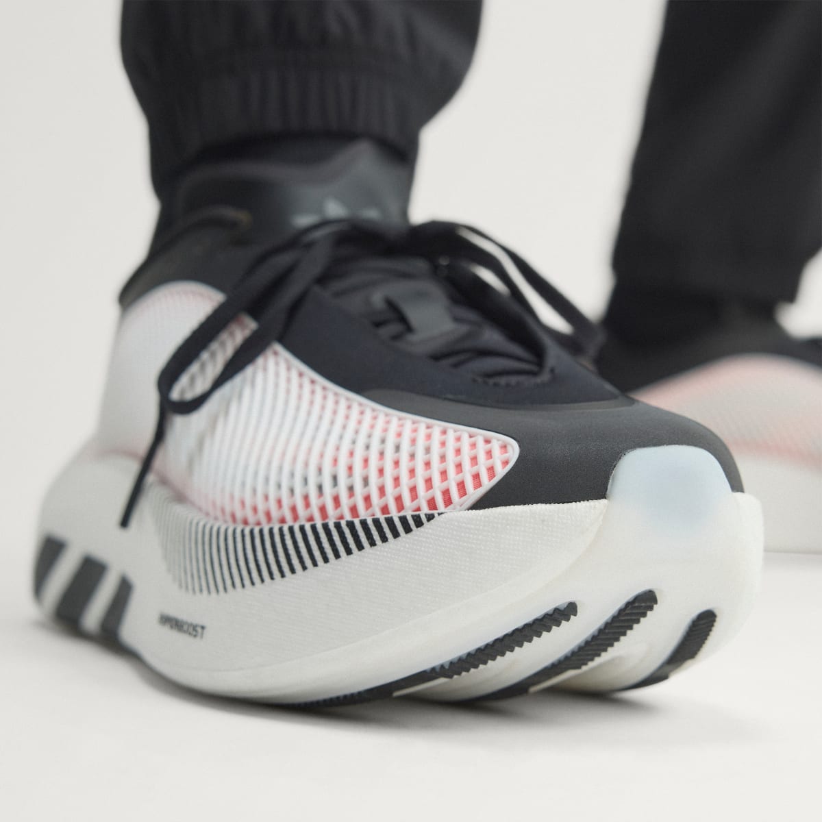 Adidas Women's HYPERBOOST EPHR SHOES - Core Black / Solar Red / Cloud White - Image 5