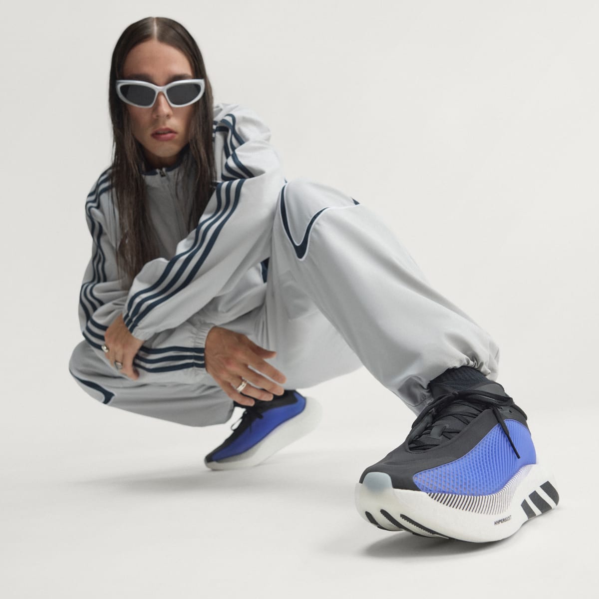 Adidas Men's HYPERBOOST EPHR SHOES - Cloud White / Core Black / Solar Red - Image 7