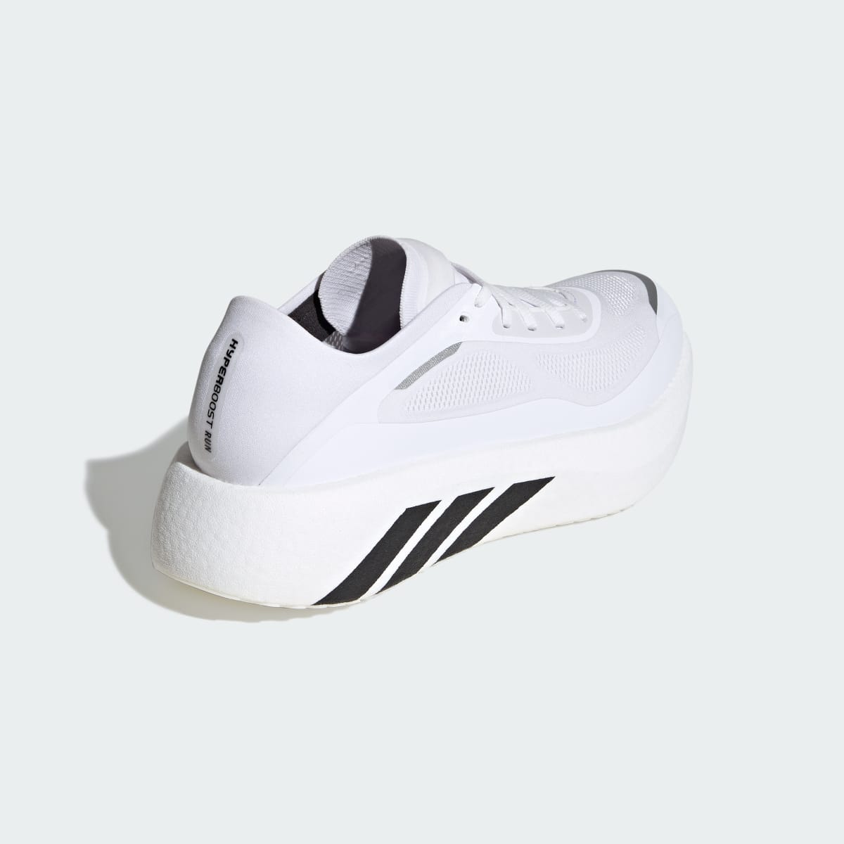 Adidas Women's HYPERBOOST RUN Running Shoes - Cloud White / Core Black / Core Black - Image 5