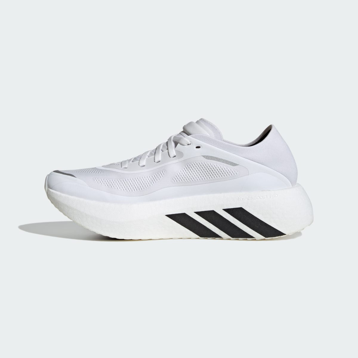 Adidas Women's HYPERBOOST RUN Running Shoes - Cloud White / Core Black / Core Black - Image 6