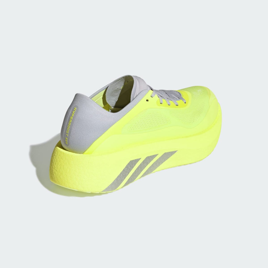 Adidas Women's HYPERBOOST RUN Running Shoes - Hi-Res Yellow / Matte Silver / Light Solid Grey - Image 5