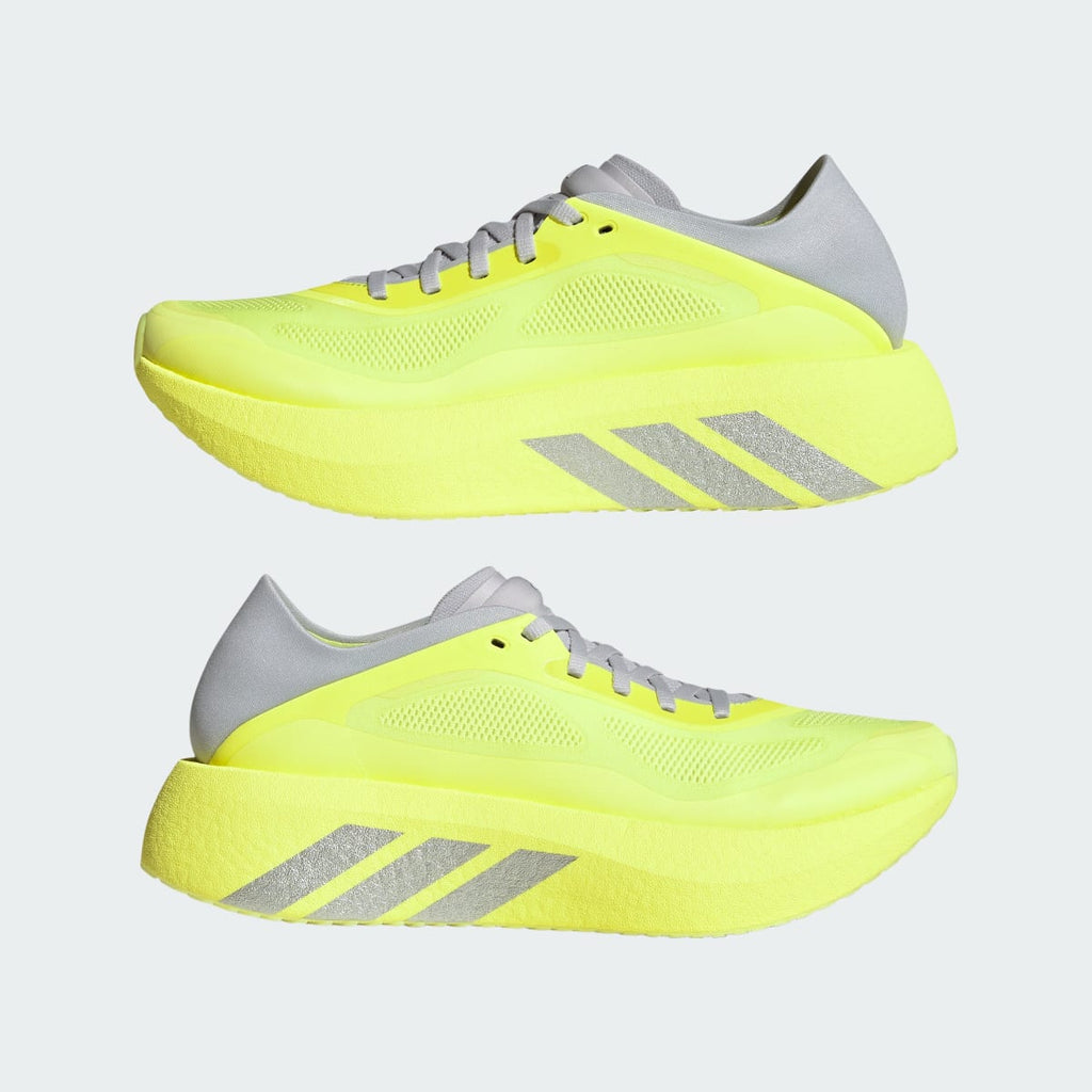 Adidas Women's HYPERBOOST RUN Running Shoes - Hi-Res Yellow / Matte Silver / Light Solid Grey - Image 7