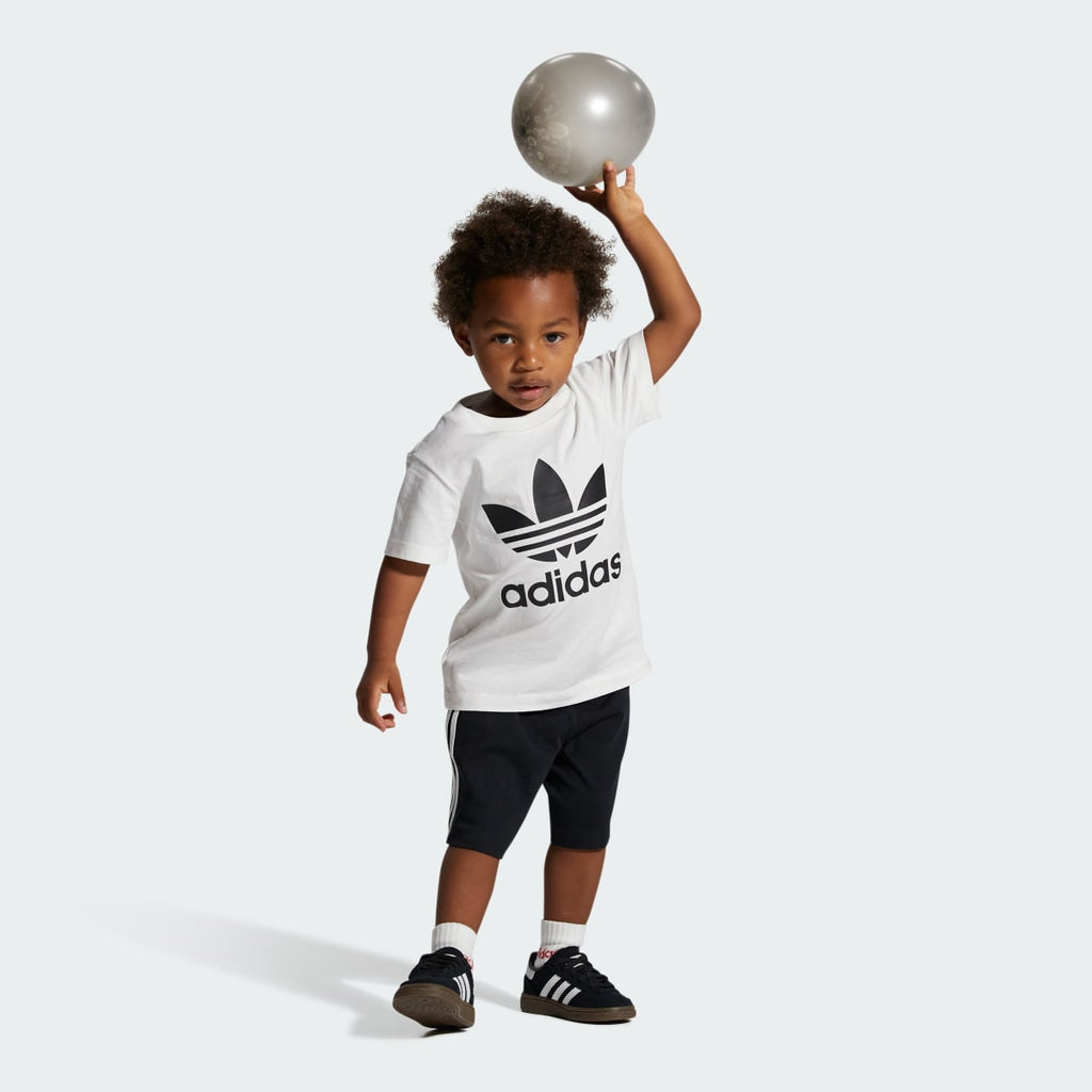 Adidas Kids' Handball Spezial Comfort Closure Elastic Lace Shoes Kids - Core Black / Cloud White / Gum - Image 4