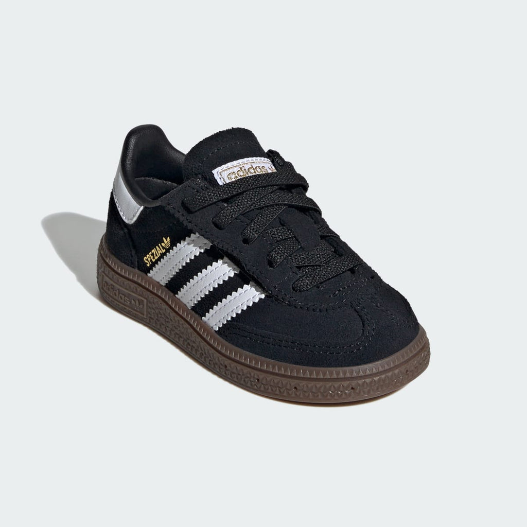 Adidas Kids' Handball Spezial Comfort Closure Elastic Lace Shoes Kids - Core Black / Cloud White / Gum - Image 7