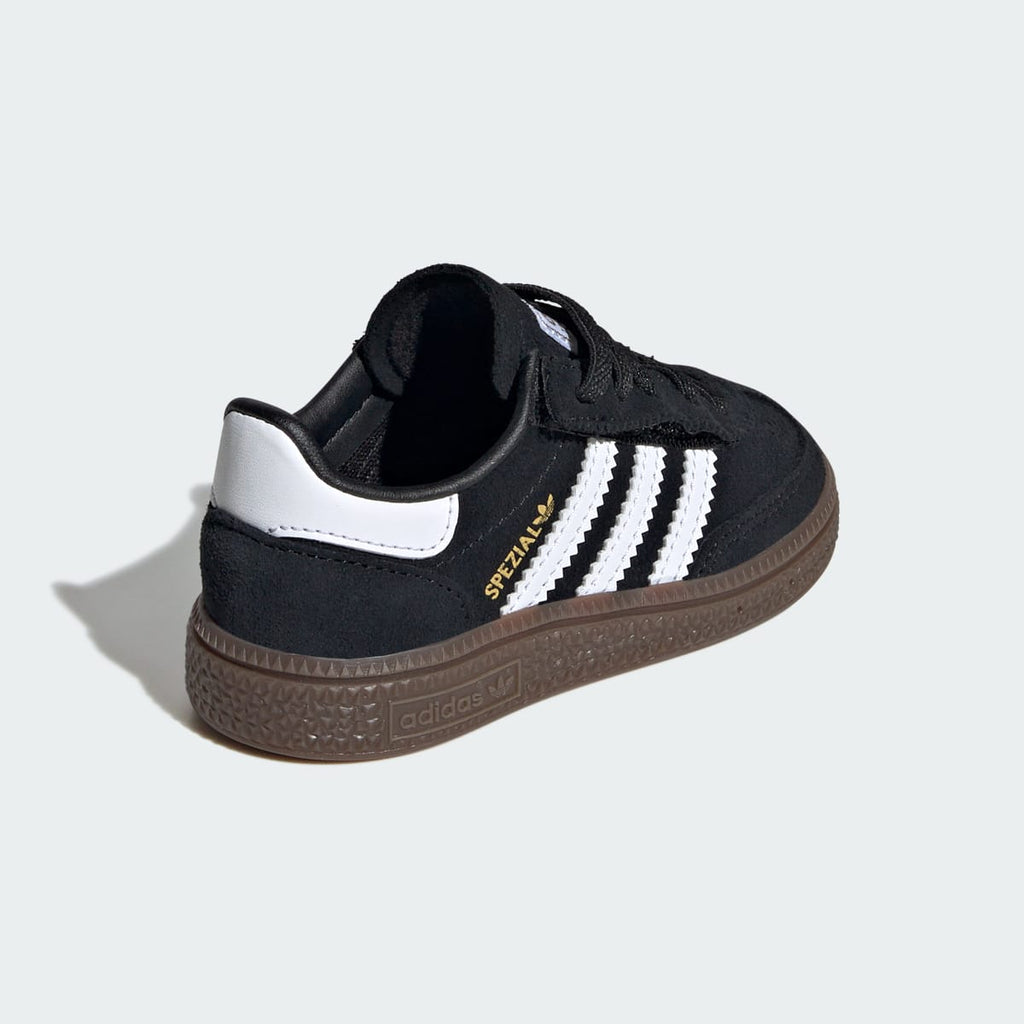 Adidas Kids' Handball Spezial Comfort Closure Elastic Lace Shoes Kids - Core Black / Cloud White / Gum - Image 8