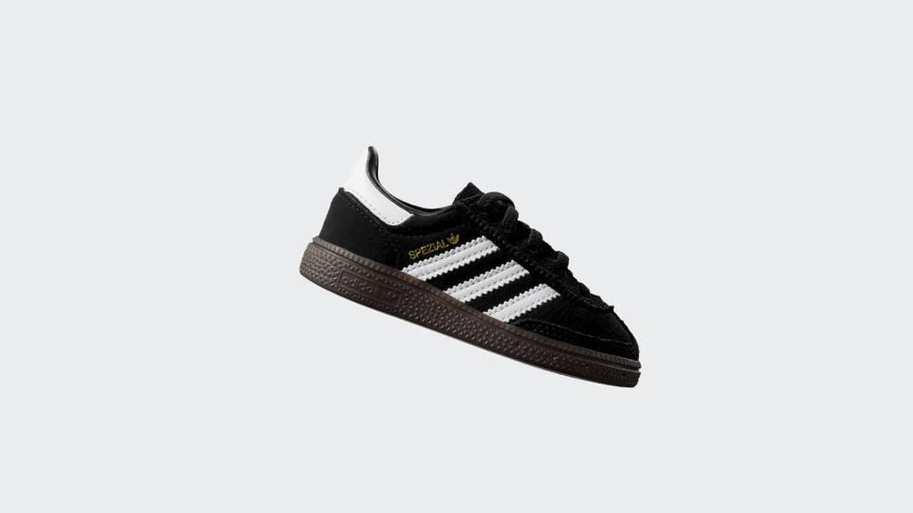 Adidas Kids' Handball Spezial Comfort Closure Elastic Lace Shoes Kids - Core Black / Cloud White / Gum - Image 3