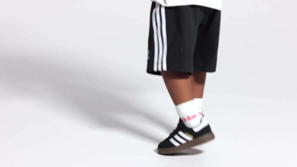 Adidas Kids' Handball Spezial Comfort Closure Elastic Lace Shoes Kids - Core Black / Cloud White / Gum - Image 2