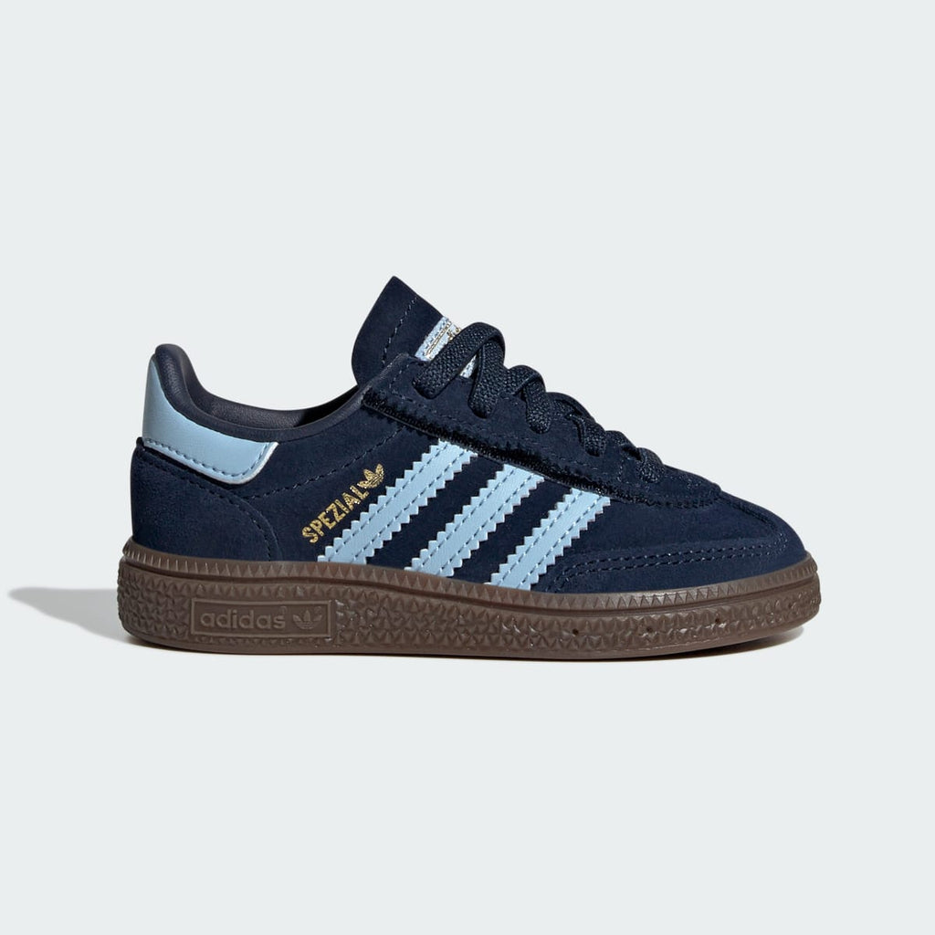 Adidas Kids' Handball Spezial Comfort Closure Elastic Lace Shoes Kids - Collegiate Navy / Clear Sky / Gum - Image 1