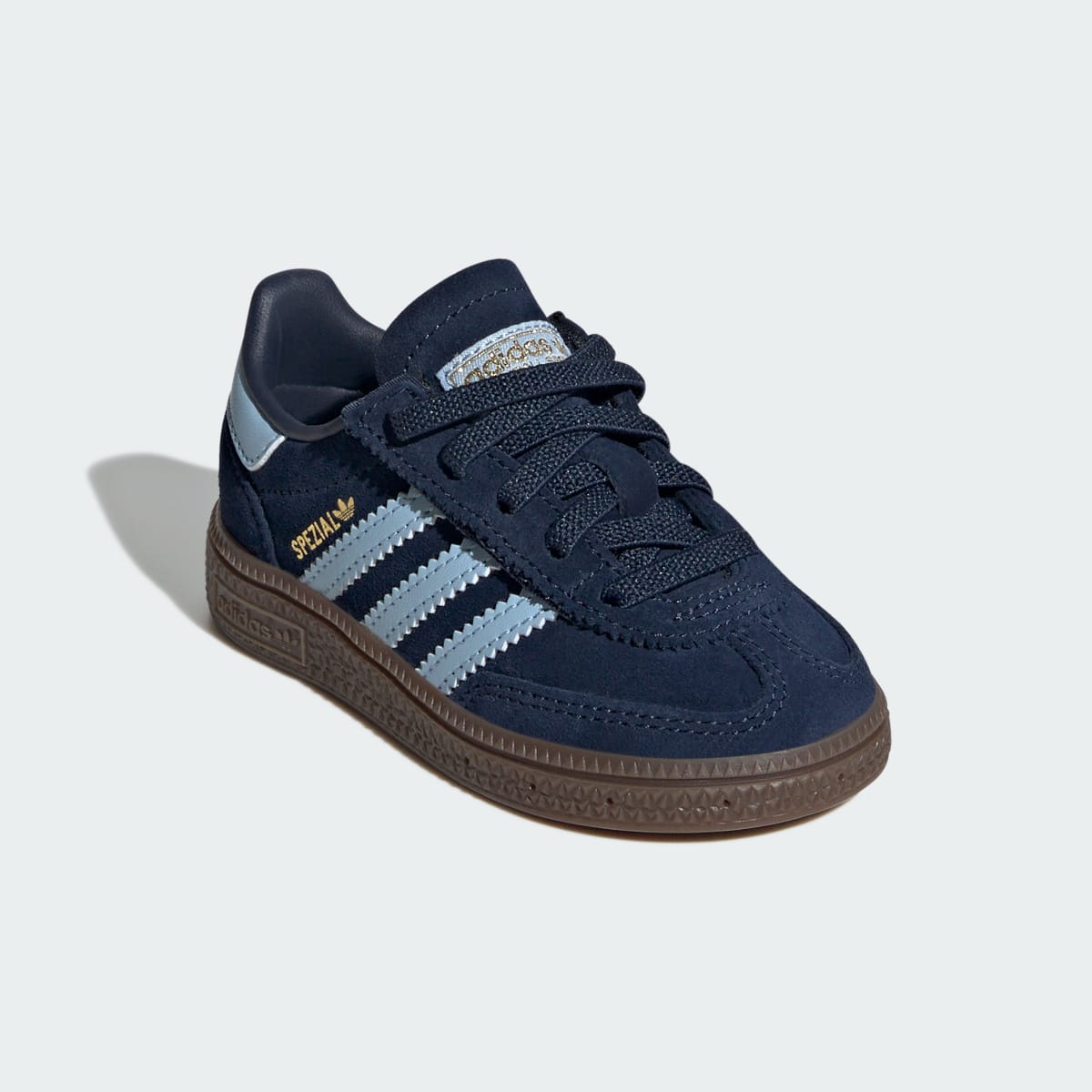 Adidas Kids' Handball Spezial Comfort Closure Elastic Lace Shoes Kids - Collegiate Navy / Clear Sky / Gum - Image 7