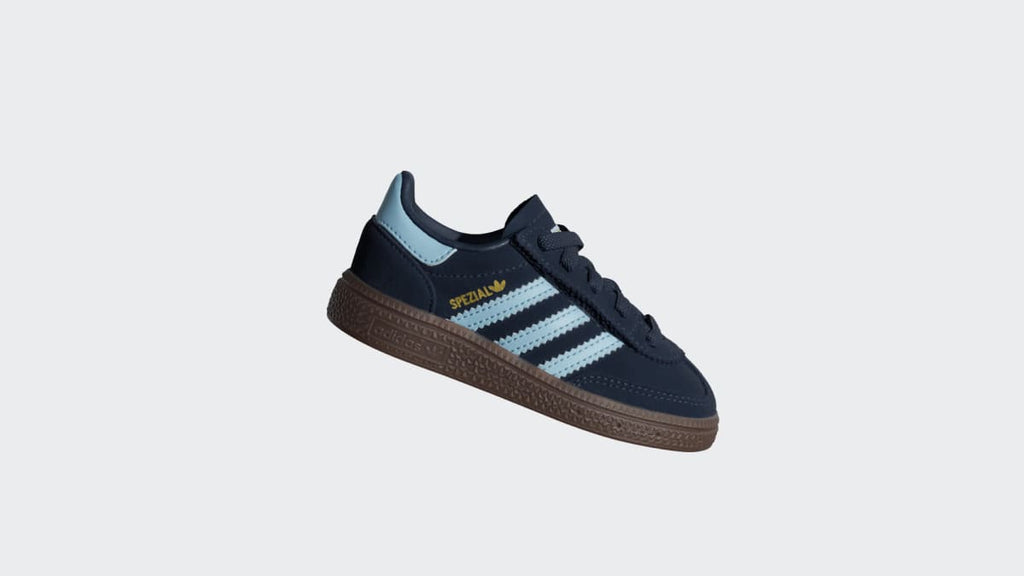 Adidas Kids' Handball Spezial Comfort Closure Elastic Lace Shoes Kids - Collegiate Navy / Clear Sky / Gum - Image 3