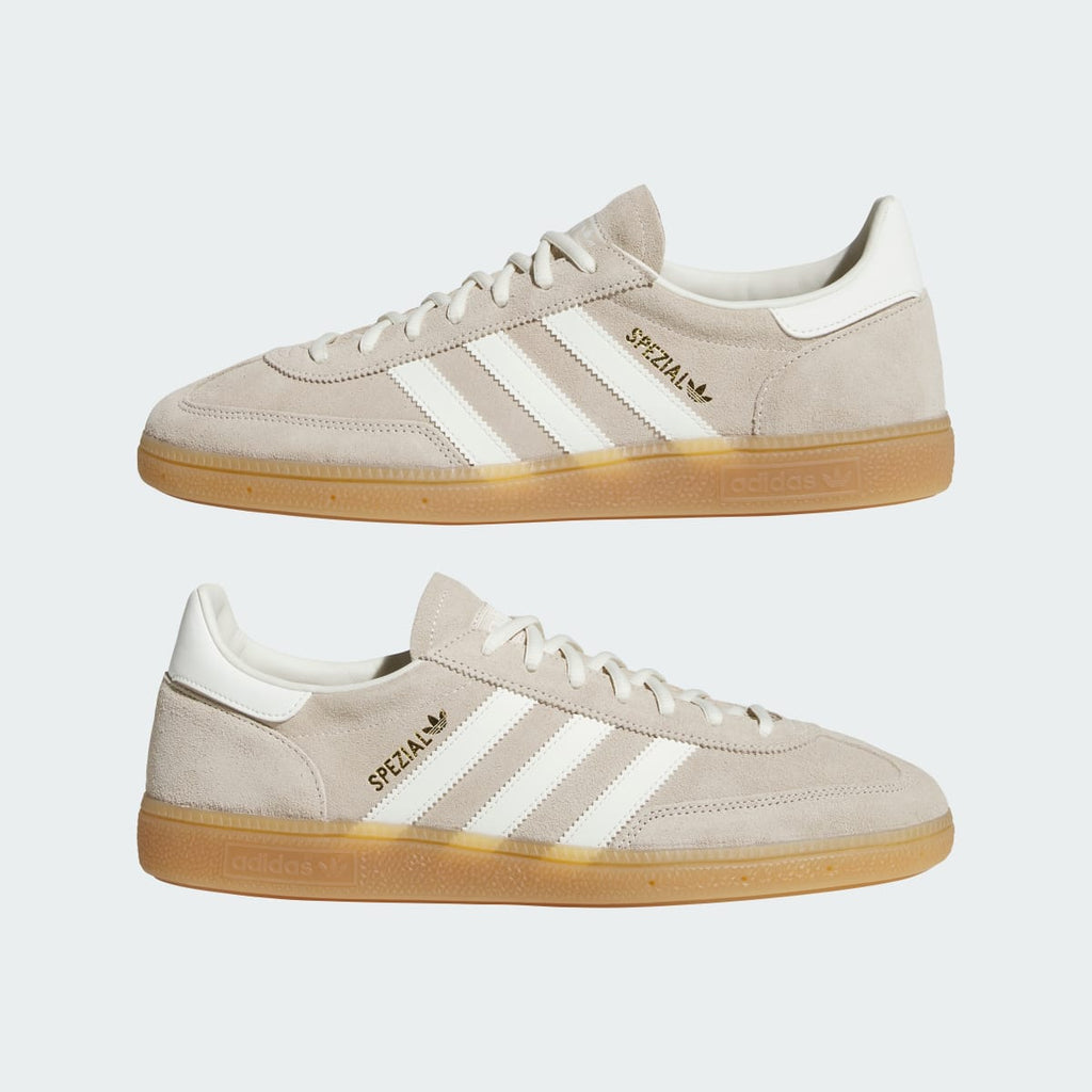 Adidas Men's Handball Spezial Shoes - Khaki Three / Off White / Gum - Image 8